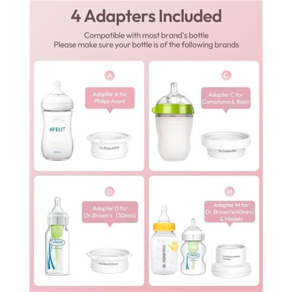 Portable Bottle Warmer, w-maxa Fast Baby Bottle Warmer for Travel Glass Bottle - Picture 4 of 7